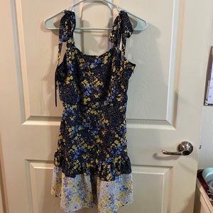 Jun & Ivy blue floral sundress. Size medium.